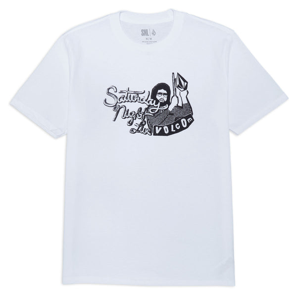 ★Volcom★ SNL50 88-95 T-Shirt 関税込★ VOLCOM x Saturday Night Live 88-95 Mens Tee - WHITE - S | Tillys