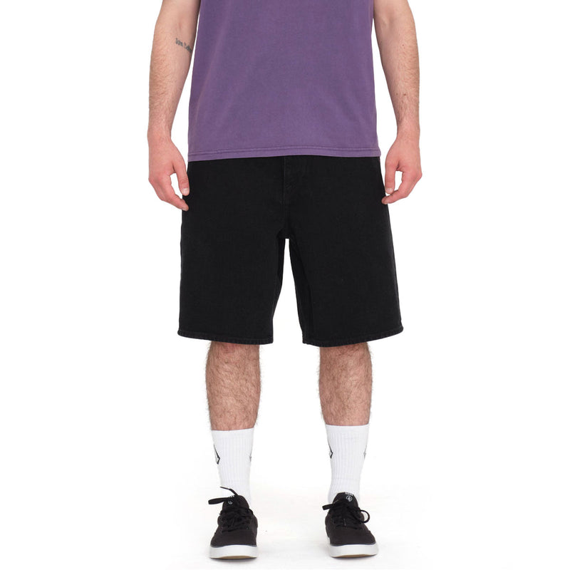 Volcom Billow Denim Shorts - New Black