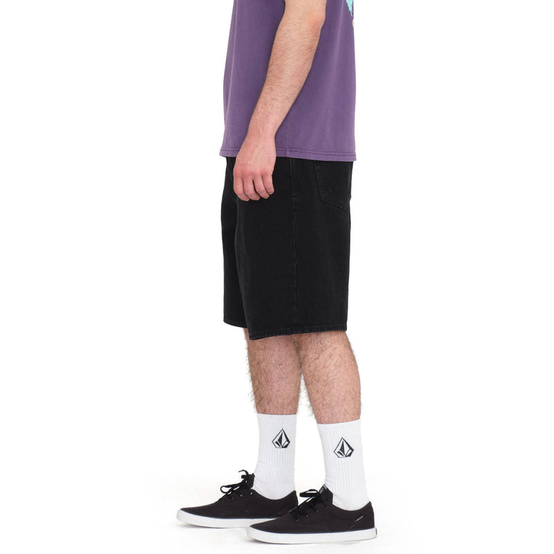 Volcom Billow Denim Shorts - New Black