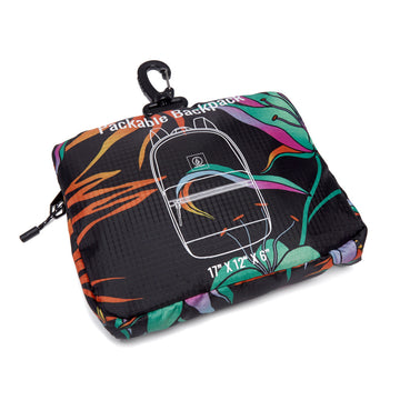 Volcom Bt Packable Backpack - Black/Green