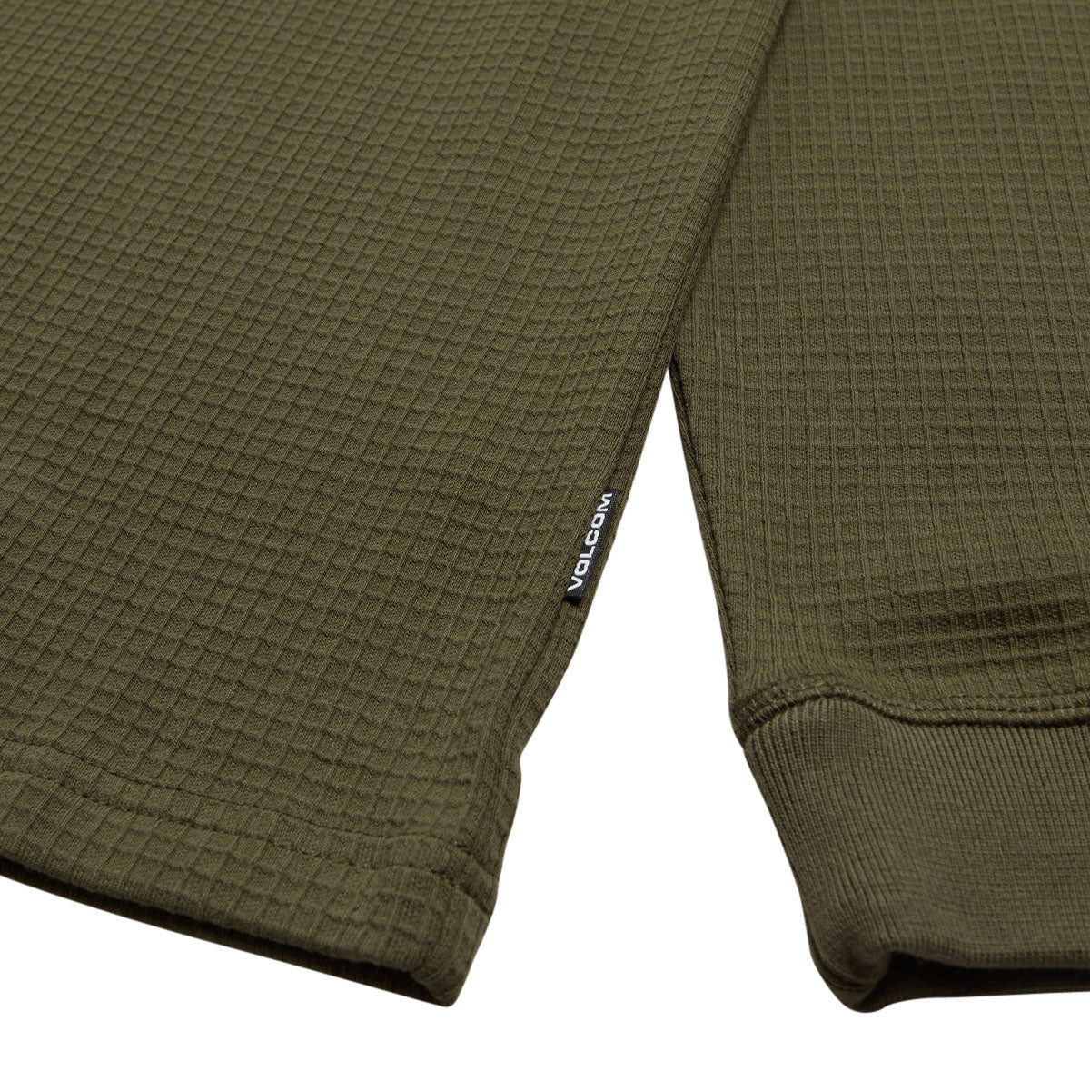 Volcom Curbstone Long Sleeve Polo Shirt - Sage Leaf image 3