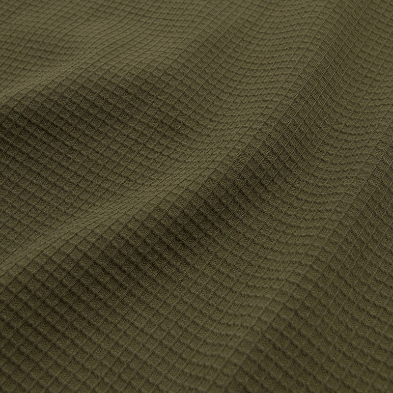 Volcom Curbstone Long Sleeve Polo Shirt - Sage Leaf