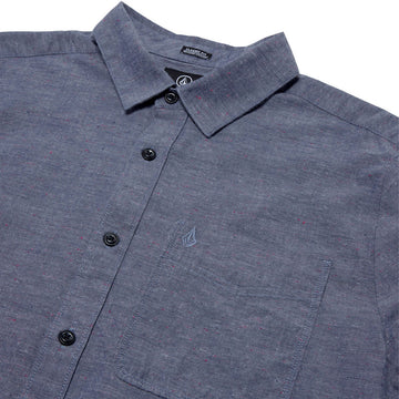 Volcom Date Knight Long Sleeve Shirt - Blue Wash