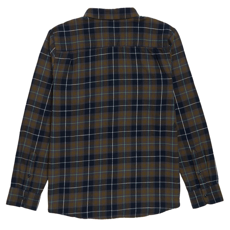 Volcom Caden Plaid Long Sleeve Shirt - Navy 2025