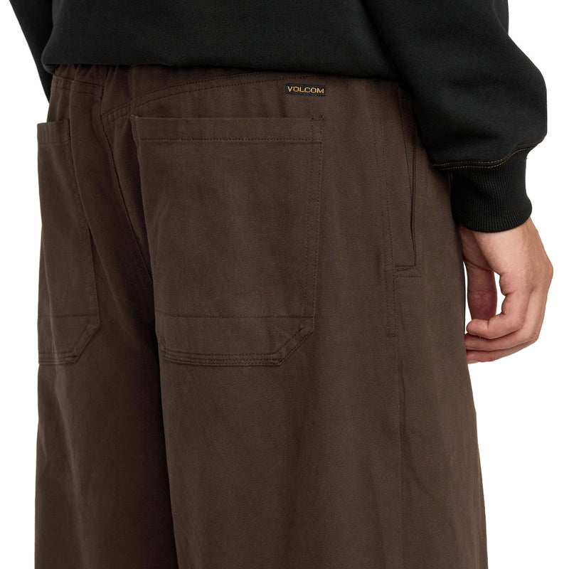 Volcom Chillow Pleat Ew Pants - Cacao
