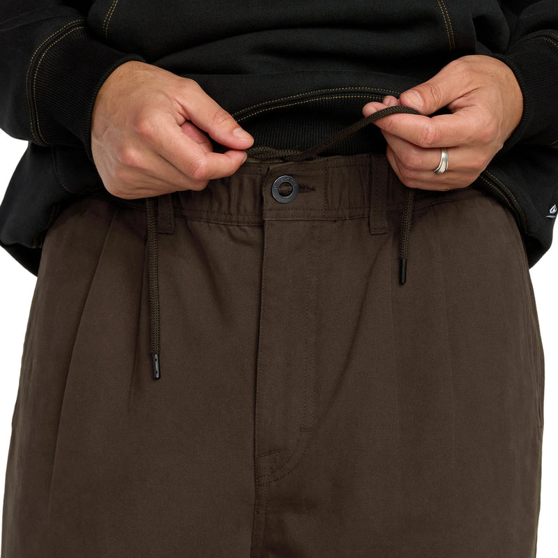 Volcom Chillow Pleat Ew Pants - Cacao