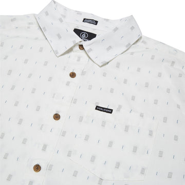 Volcom Bankstone Shirt - White Combo