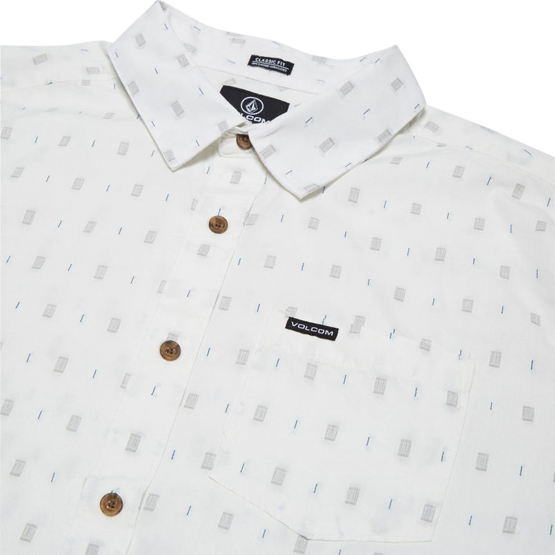 Volcom Bankstone Shirt - White Combo
