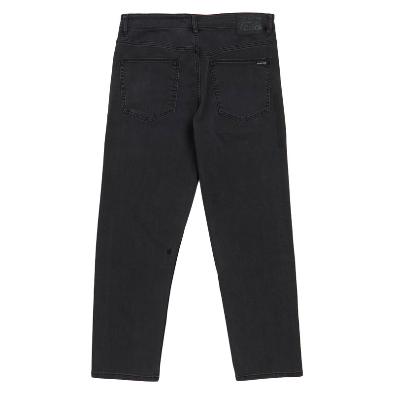 Volcom Fivedown Denim Jeans - Fade To Black