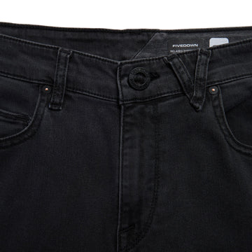 Volcom Fivedown Denim Jeans - Fade To Black