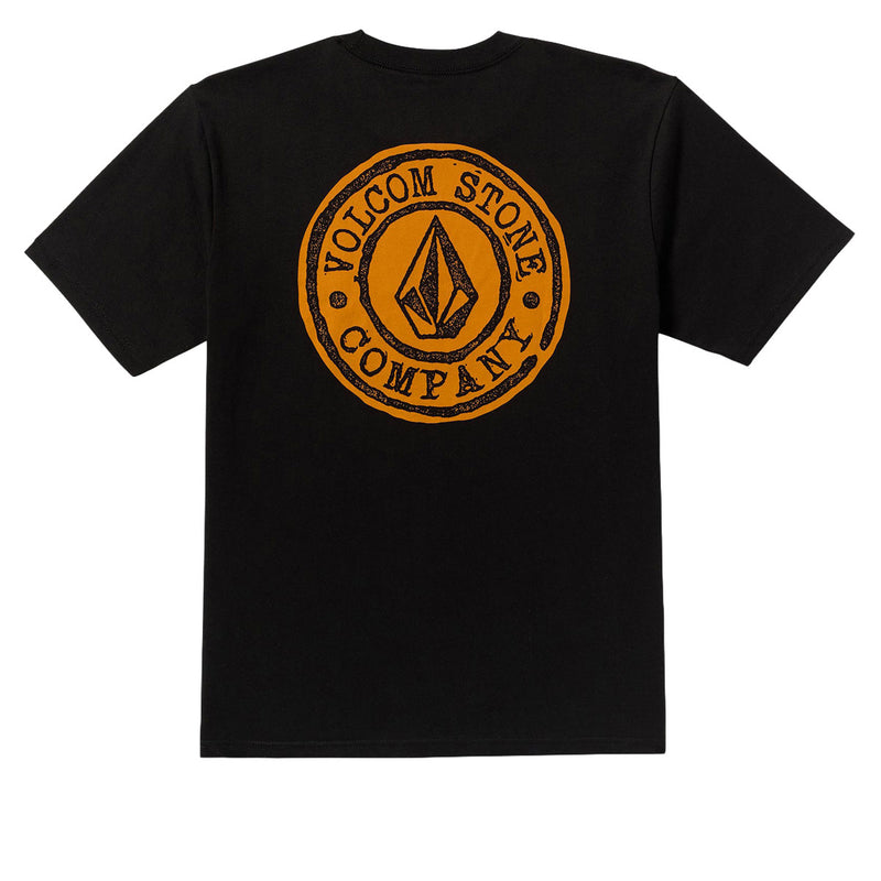 Volcom Logo Stamp T-Shirt - Black