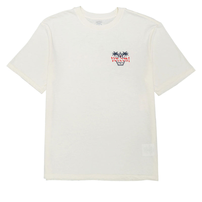 Volcom Palm Punk T-Shirt - Off White Heather