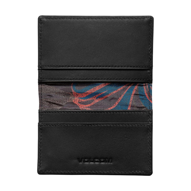 Volcom Straight Up Cardholder Wallet - Black