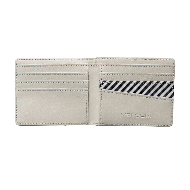 Volcom Pay-A-Pal Leather Bifold Wallet - Stone