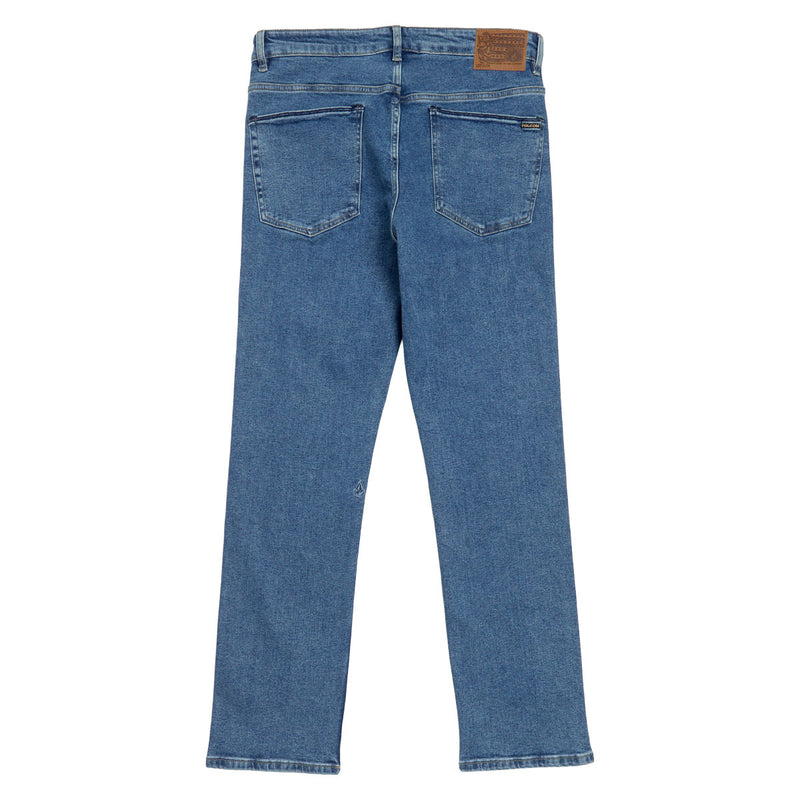 Volcom Solver Denim Jeans - Deep River Blues