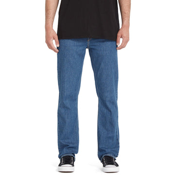 Volcom Solver Denim Jeans - Deep River Blues