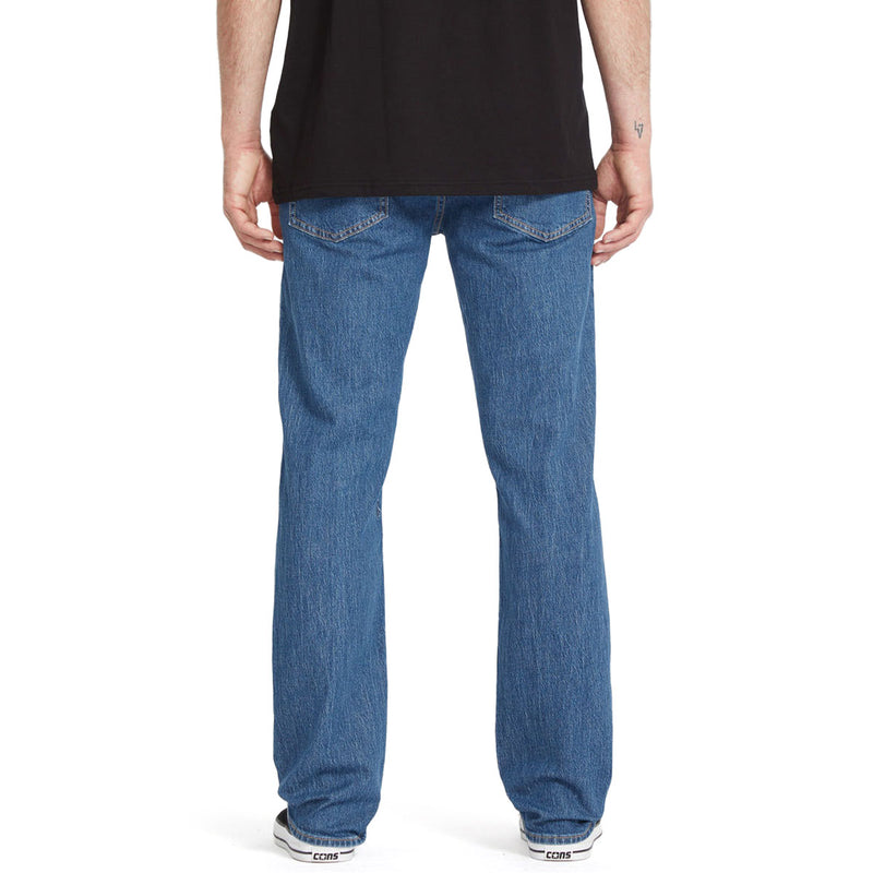 Volcom Solver Denim Jeans - Deep River Blues