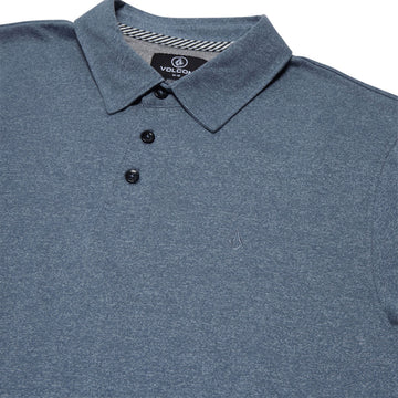 Volcom Wowzer Polo Shirt - Blue Wash