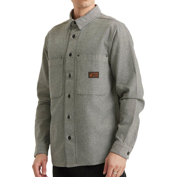 Volcom Levelstone Long Sleeve Shirt - Antique Black