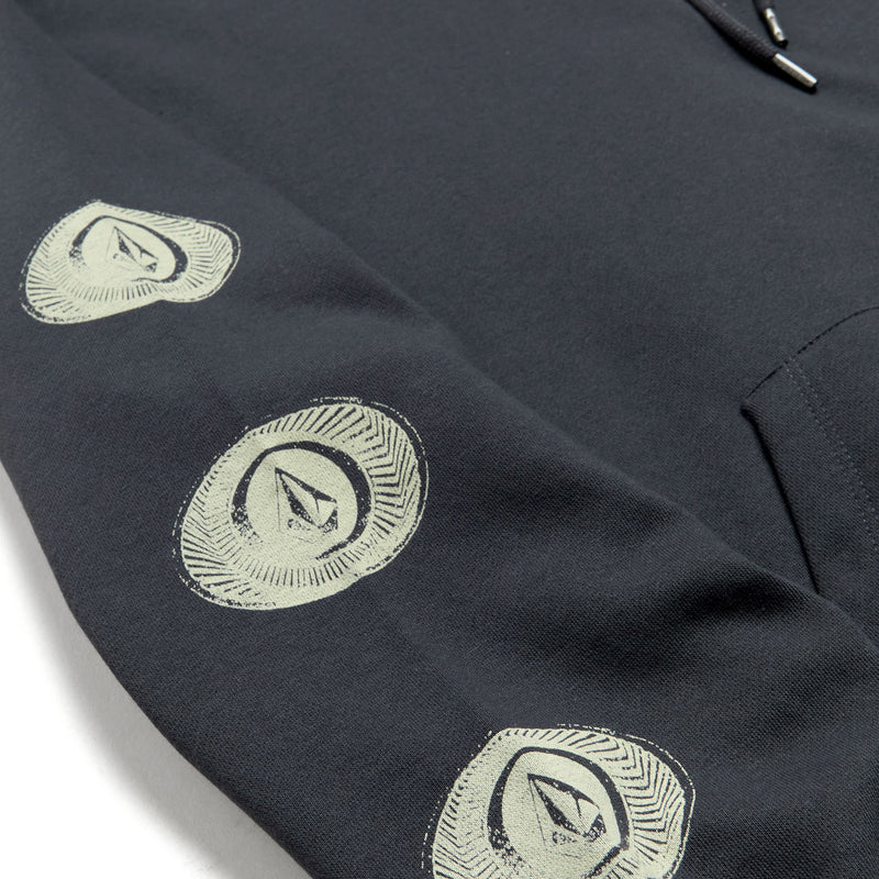 Volcom Exacto Hoodie - Washed Black Heather