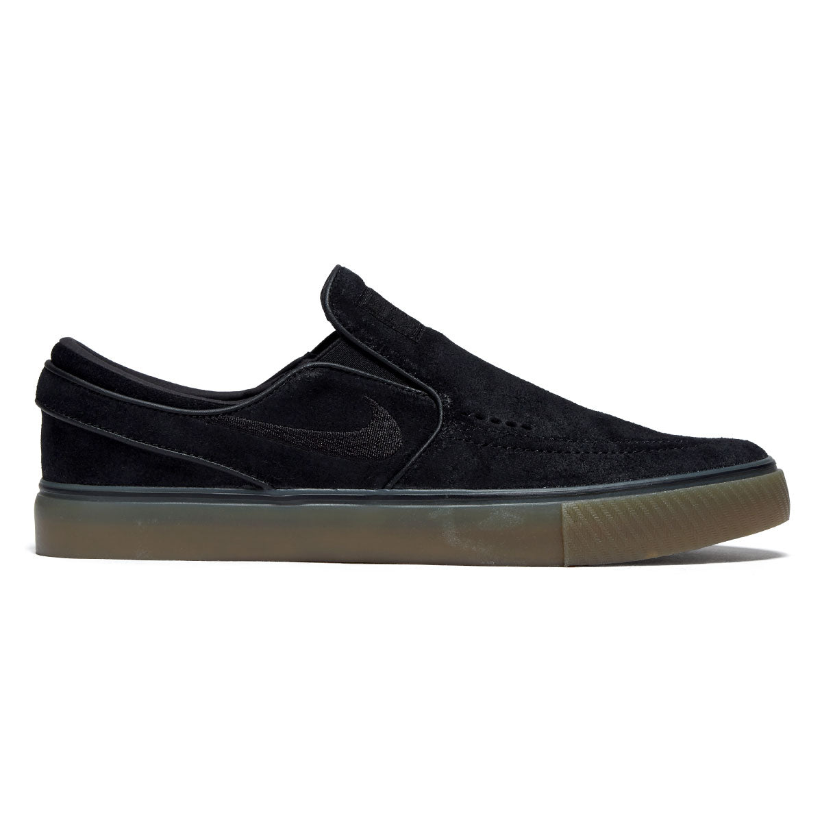Nike SB Janoski+ Slip Shoes - Black/Black/Gum Light Brown