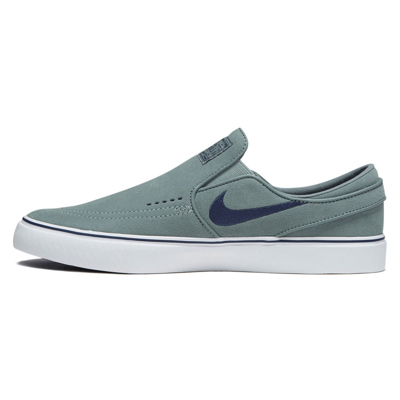 Nike SB Janoski+ Slip Shoes - Clay Green/Navy/Clay Green/Summit White