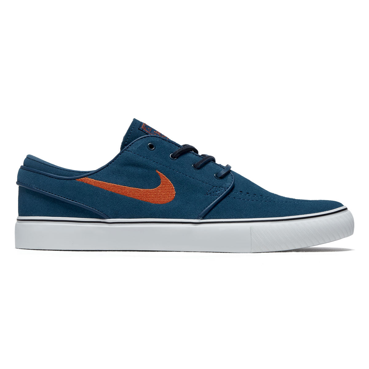 Nike SB Zoom Janoski OG+ Shoes - Blue Force/Campfire Orange 