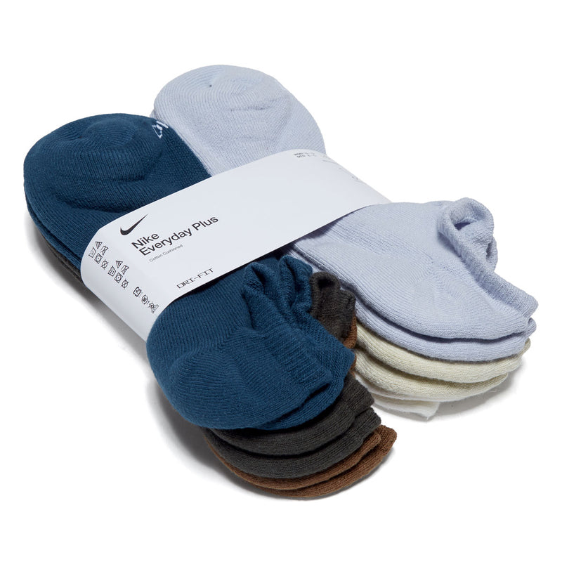 Nike Everyday Plus Cushioned 6 Pack Of Ankle Socks - Multi-Color