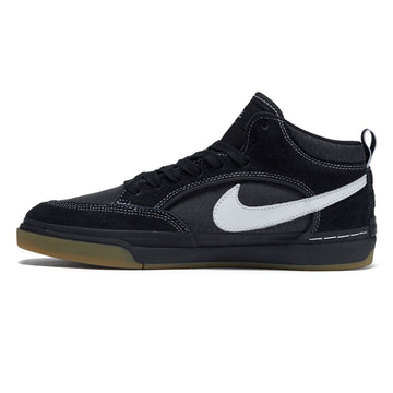 Nike SB React Leo Shoes - Black/White/Black/Gum