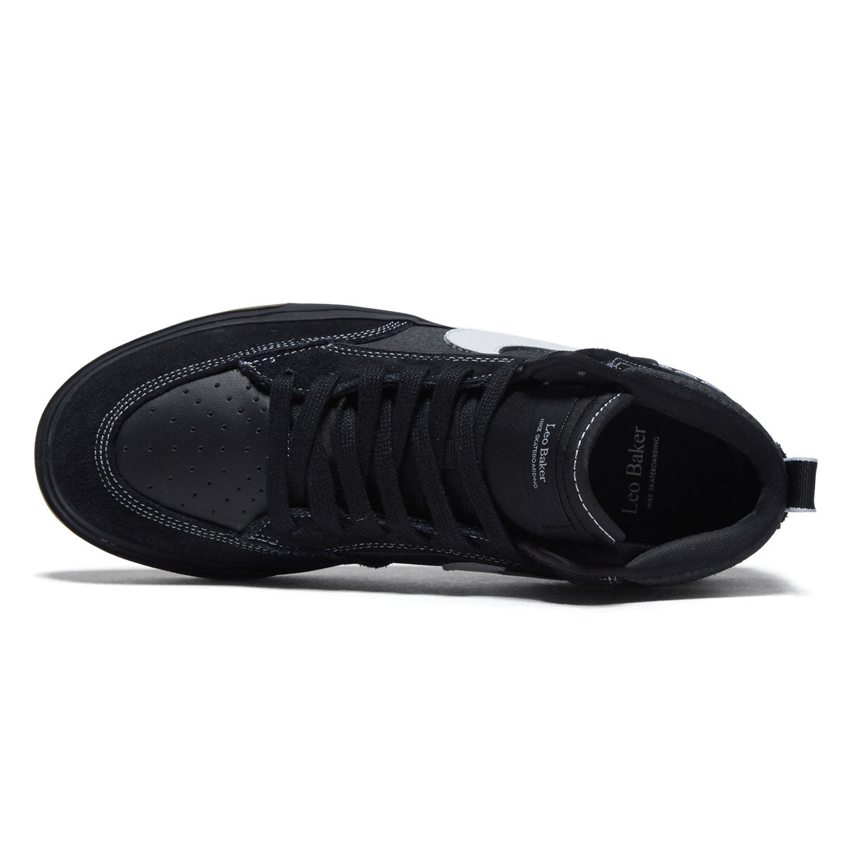 Nike SB React Leo Shoes - Black/White/Black/Gum image 3