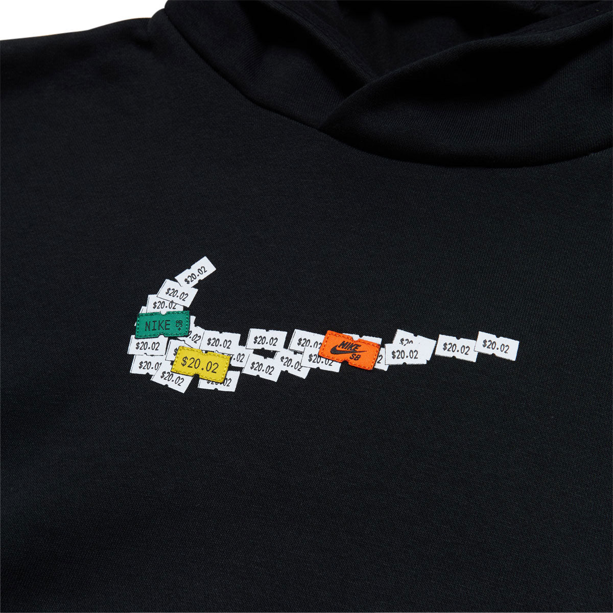 Nike SB Youth Price Tag Hoodie - Black/Anthracite image 2