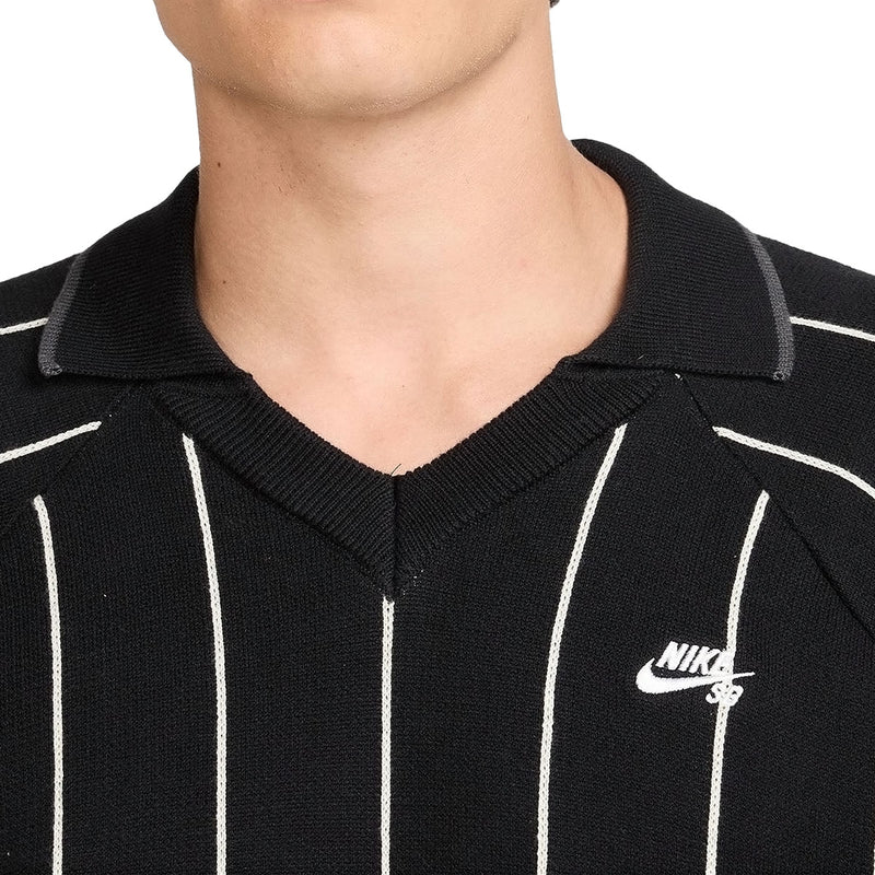 Nike SB Referee Polo Shirt - Black/Sail/Black
