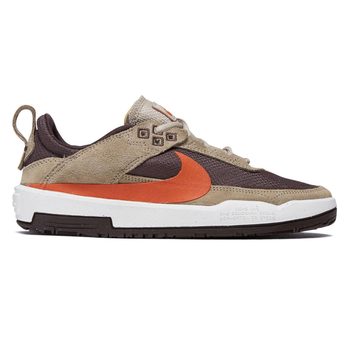 Nike SB Youth Day One Shoes - Desert Khaki/Campfire Orange image 1