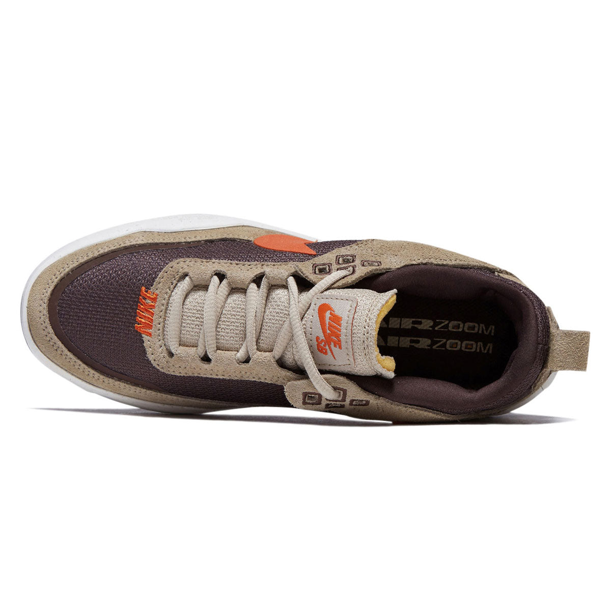 Nike SB Youth Day One Shoes - Desert Khaki/Campfire Orange image 3