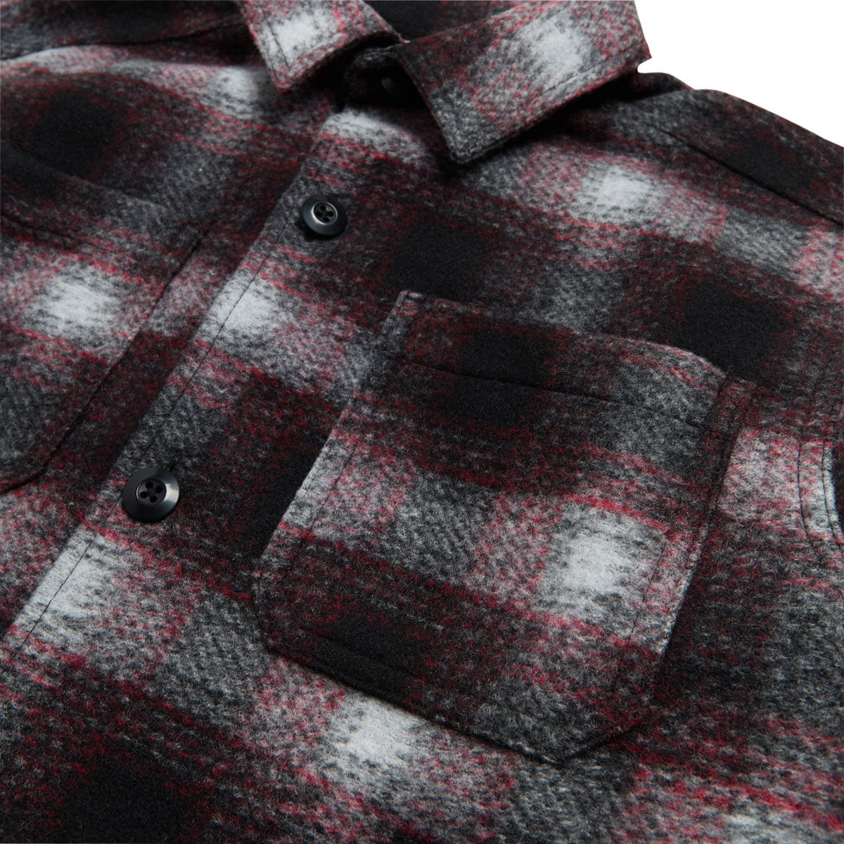 Nike SB Youth Long Sleeve Button Down Shirt - Black/White image 3