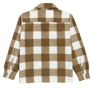 Nike SB Essentials Shacket Jacket - Sail/Mosswoood Brown/White