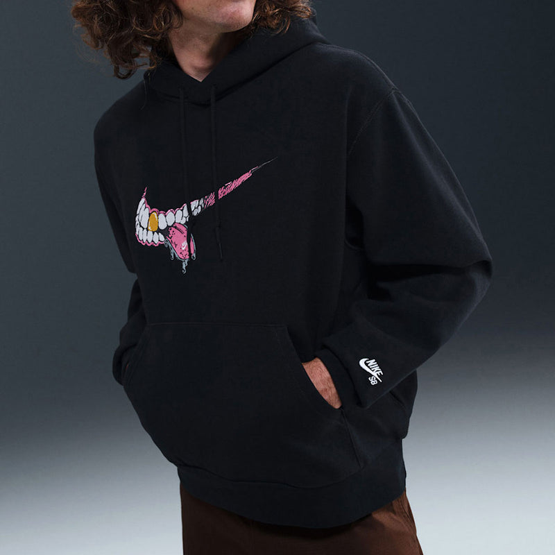 Nike SB SSNL GFX 1 Hoodie - Black/White