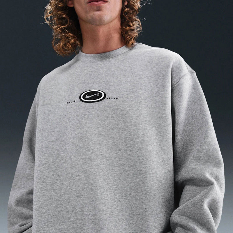 Nike SB Koston Fleece Sweatshirt - Dark Grey Heather