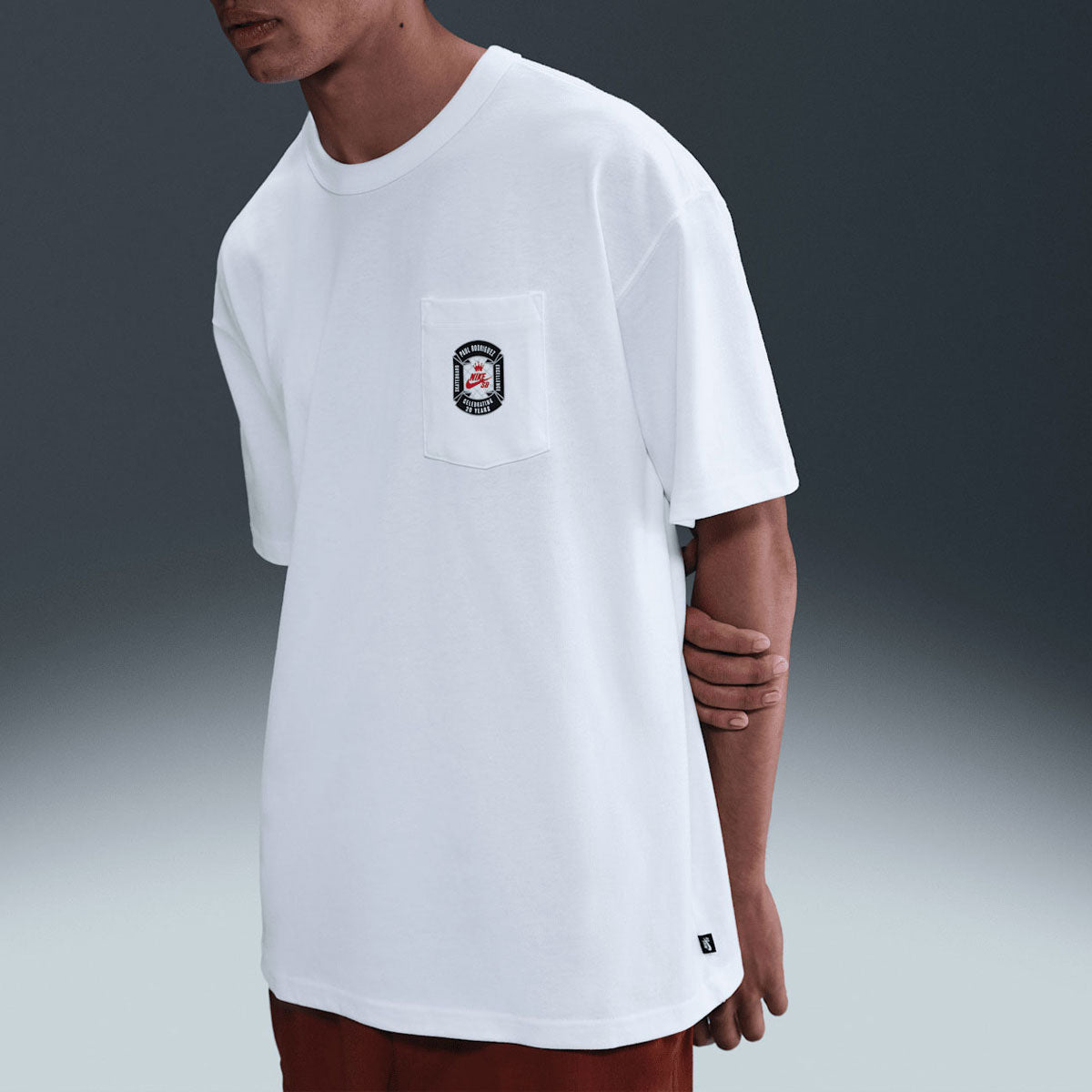 Nike SB M90 P-Rod Pocket T-Shirt - White image 3