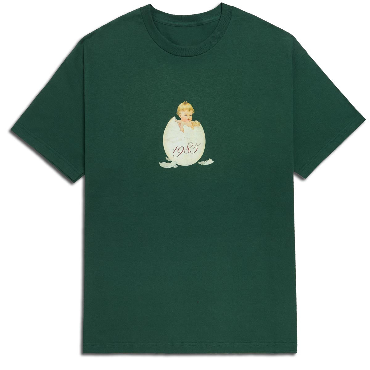 CCS 1985 Egg T-Shirt - Forest Green - MD image 1