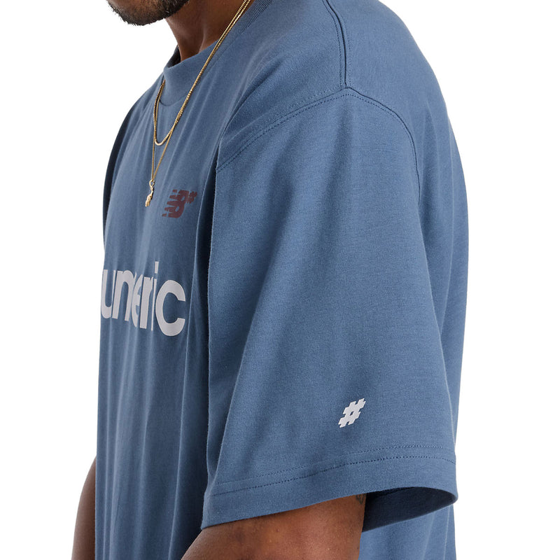New Balance Numeric Linear Logo T-Shirt - Blue