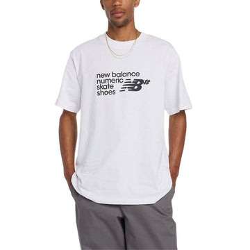 New Balance Numeric Stacked Graphic T-Shirt - White