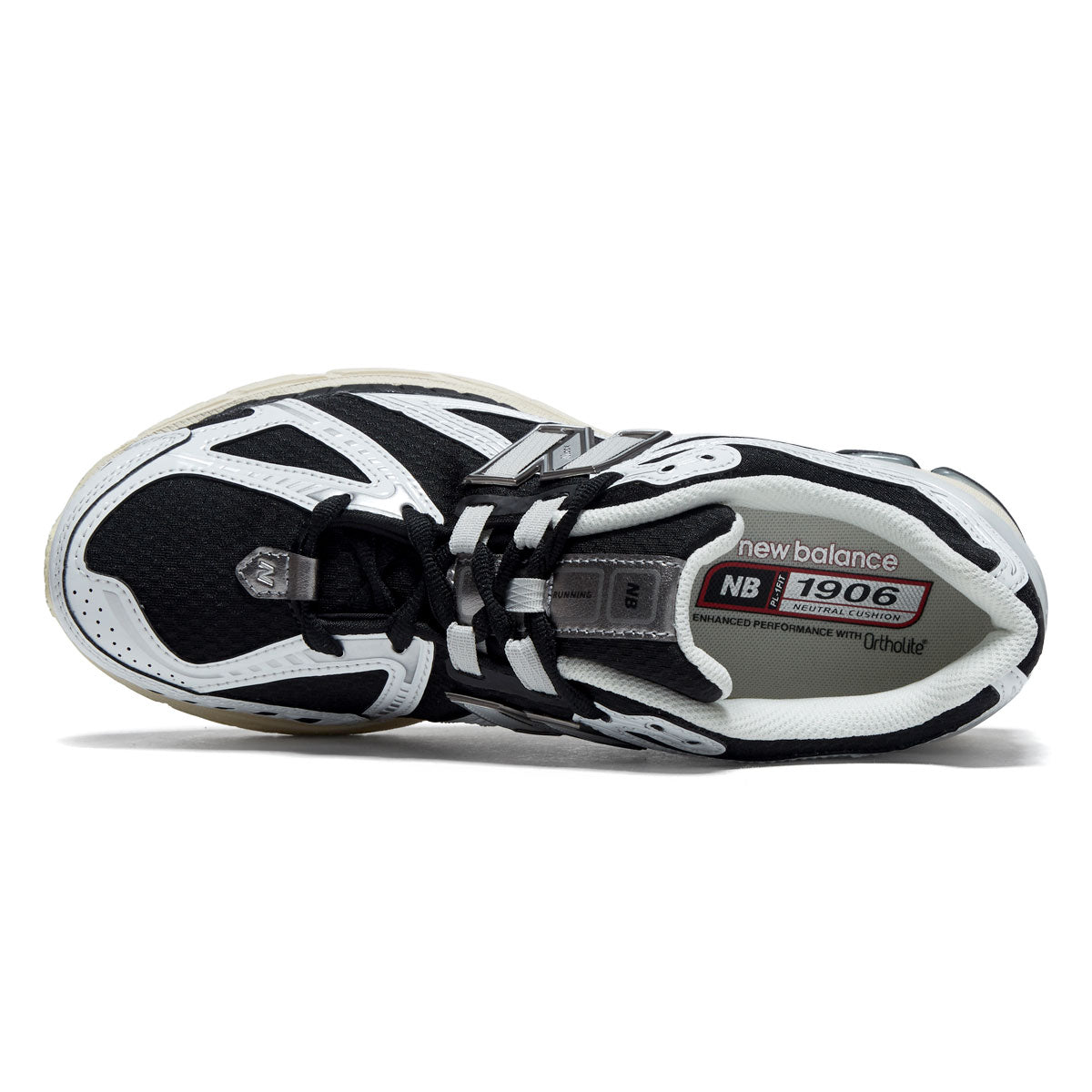 New Balance 1906R Shoes - White/Black/Black Metallic image 3