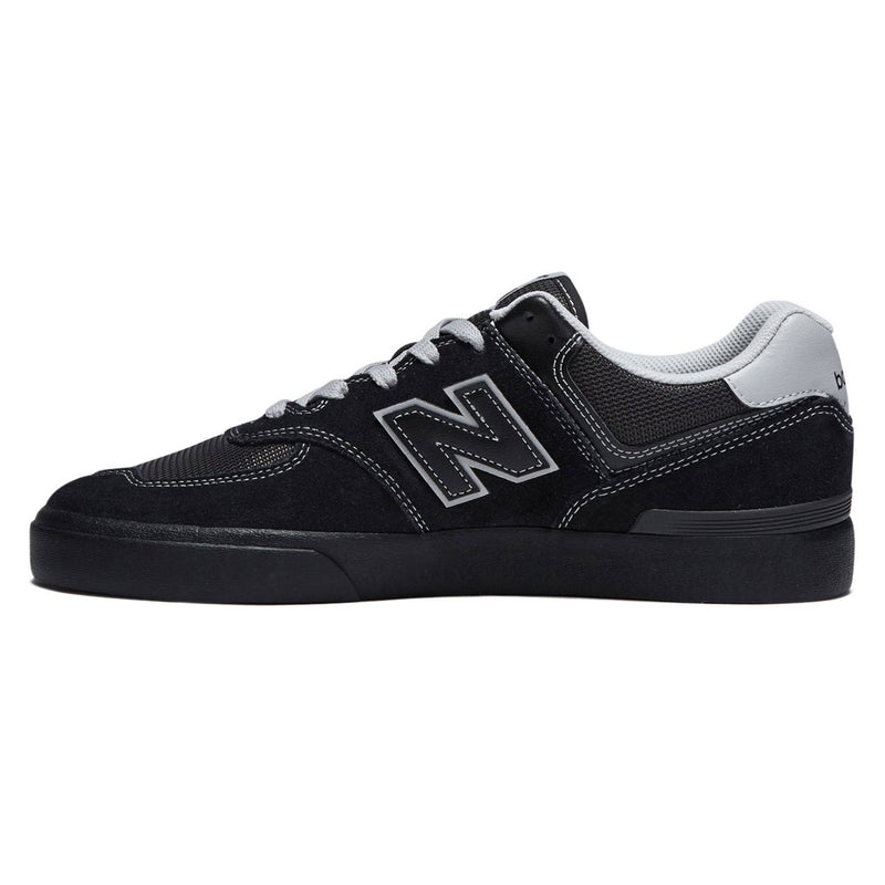 New Balance 574 Vulc Wide Shoes - Black/Black