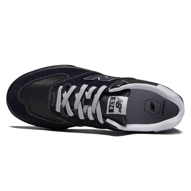 New Balance 574 Vulc Wide Shoes - Black/Black