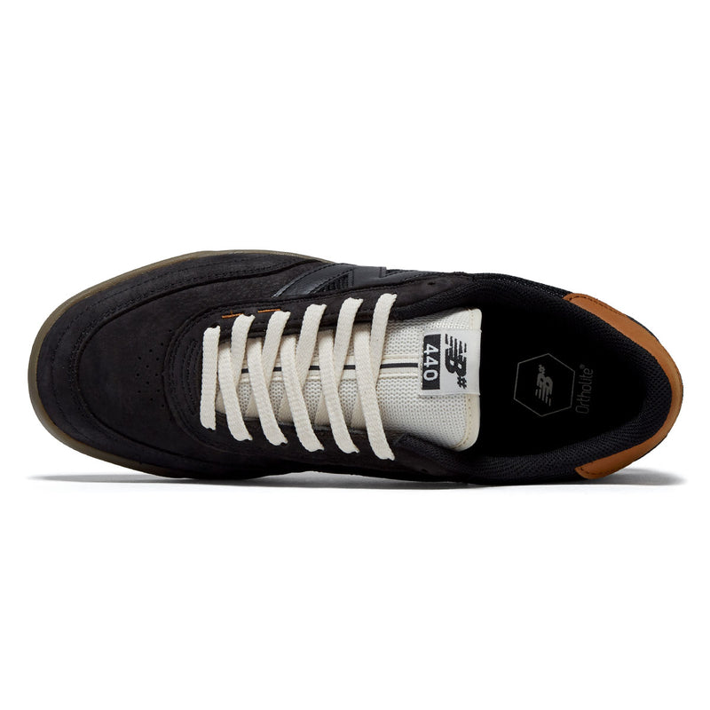 New Balance 440 V2 Wide Shoes - Black/Gum