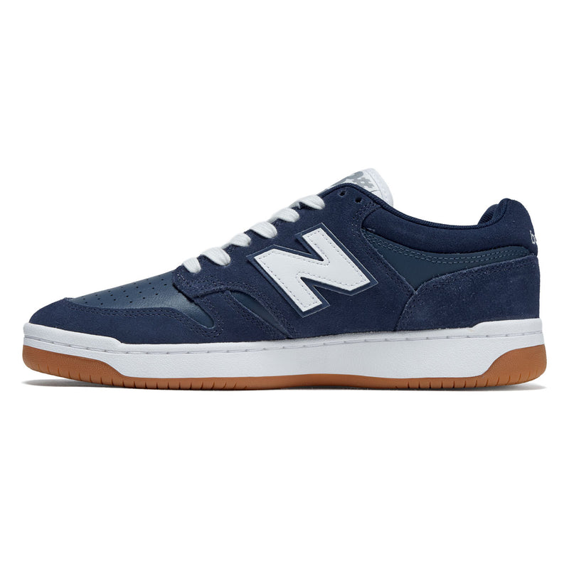 New Balance 480 Shoes - Navy/White