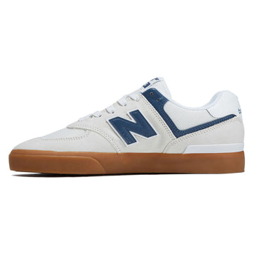 New Balance 574 Vulc Wide Shoes - Sea Salt/Blue