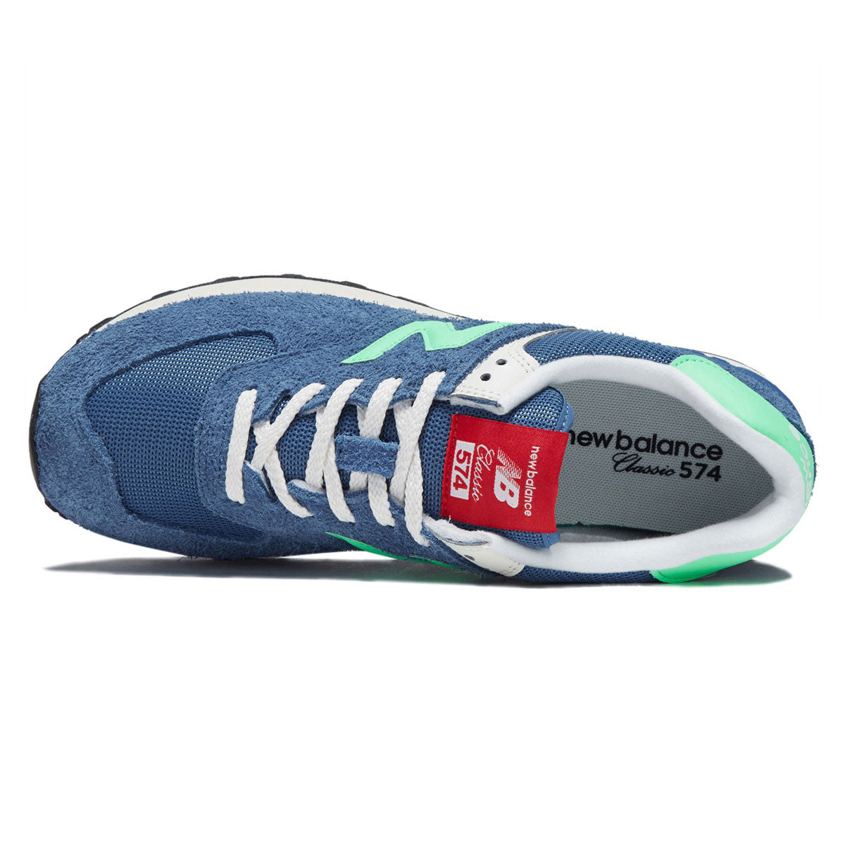 New Balance 574 Shoes - Blue Agate image 3