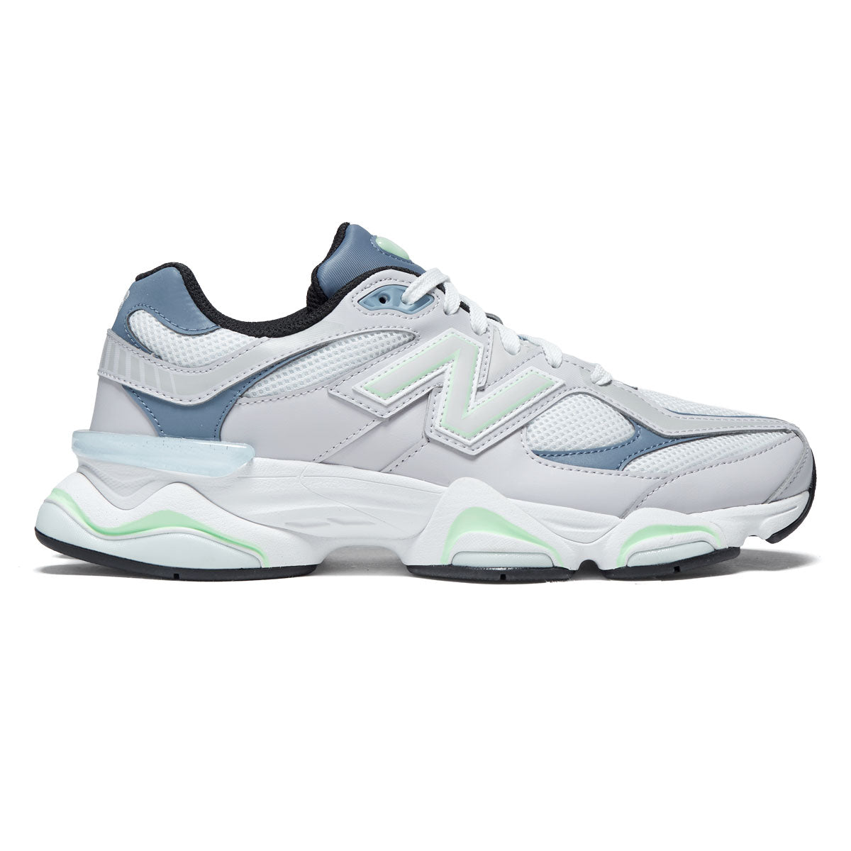 New Balance 9060 Gray with Blue Accents Athletic Shoes Where to Buy the New Balance 9060  main image 2